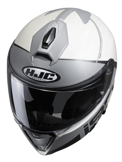Flip Up helmet HJC i90 May grey-white
