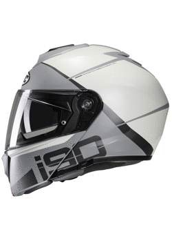 Flip Up helmet HJC i90 May grey-white