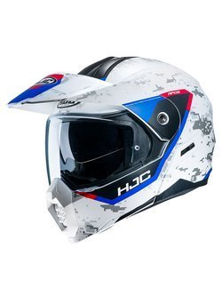 Flip up helmet HJC C80 Bult white-red-blue