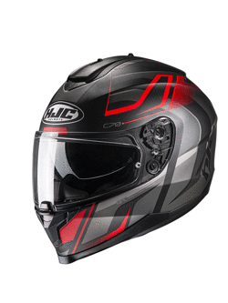 Full Face helmet HJC C70 Lantic black-red
