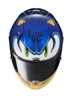 Full face helmet HJC RPHA 11 Sonic Sega blue