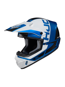 Off-road helmet HJC CS-MX II Creed white-blue