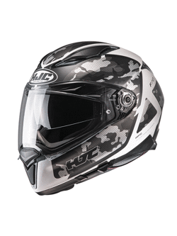Full Face helmet HJC F70 Katra grey