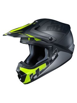 Off-road helmet HJC CS-MX II Ellusion grey-fluo