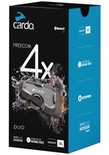 Interkom motocyklowy Cardo Freecom 4X Duo (2 zestawy)